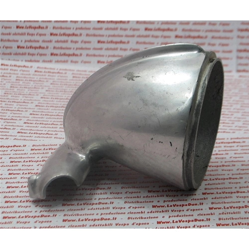 Aluminum front headlight body with handlebar mount for VESPA 125 U VU1T Utility vehicle, year 1953
