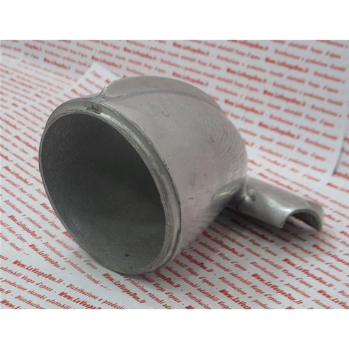 Aluminum front headlight body with handlebar mount for VESPA 125 U VU1T Utility vehicle, year 1953