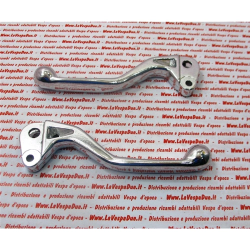 Juego de manetas de freno y embrague de aluminio pulido para VESPA PK 50 125