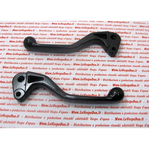 Paar schwarze Aluminium-Brems- und Kupplungshebel für VESPA PK 50 125