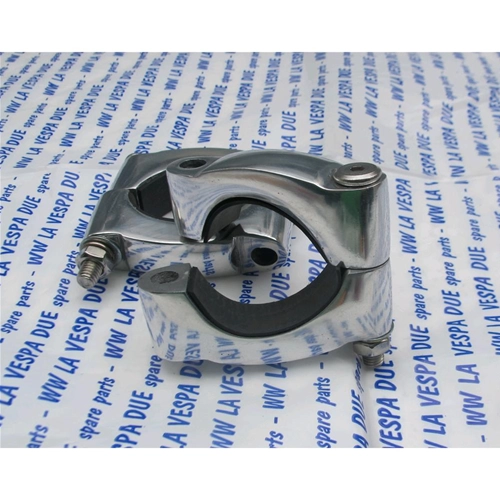 SOPORTE DE ALUMINIO PULIDO PARA EL MONTAJE DEL ESPEJO EN EL MANILLAR IZQUIERDO/DERECHO PARA VESPA 160 GS VNB VB1 VBA1 VBB1>2T