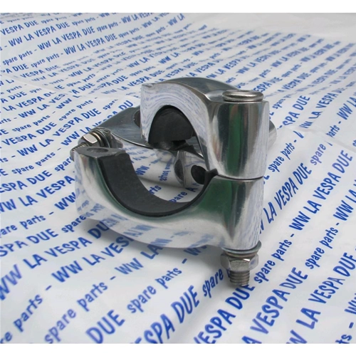 SOPORTE DE ALUMINIO PULIDO PARA EL MONTAJE DEL ESPEJO EN EL MANILLAR IZQUIERDO/DERECHO PARA VESPA 160 GS VNB VB1 VBA1 VBB1>2T