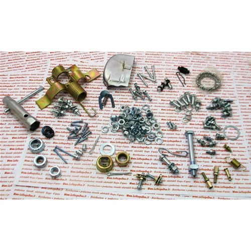 Bolts and nuts restoration kit VESPA 125 150 200 PX PE ARCOBALENO