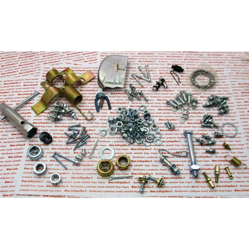 Bolts and nuts restoration kit VESPA 125 150 200 PX PE ARCOBALENO