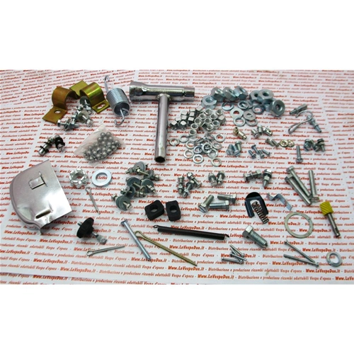 Kit de tornillos y tuercas de restauración para VESPA 125 150 VNA VNB VBA VBB de la década de 1960.
