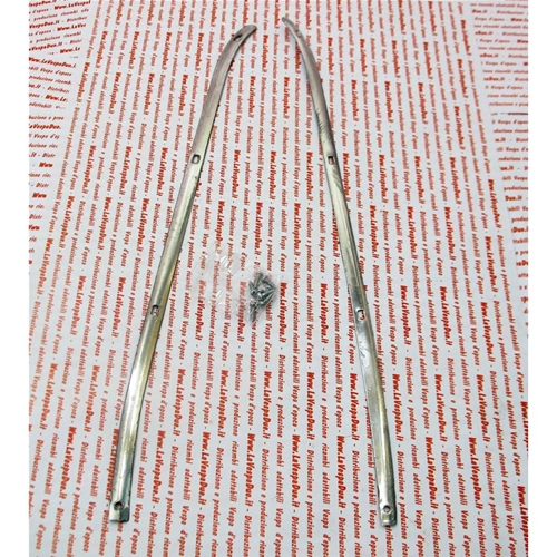 Par de embellecedores cromados económicos con tornillos para VESPA 125 150 160 180 200 TS GTR RALLY SUPER SPRINT (modelos 60 en adelante) ro 610295M 085073 085074
