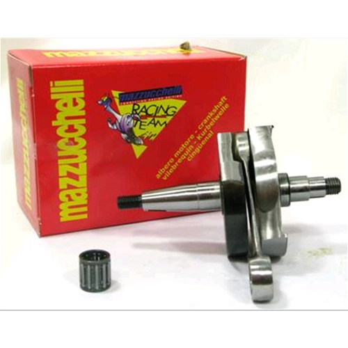 Cigüeñal MAZZUCCHELLI AMT 160 para VESPA 125 PRIMAVERA ET3. Carrera de avance: 51 mm. Cono: 19 mm. Distancia entre bielas: 97 mm.