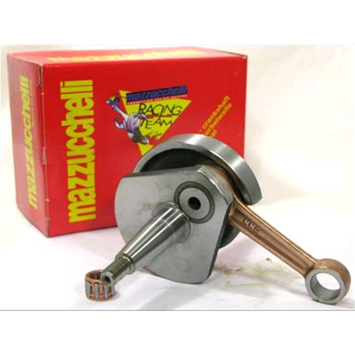 Cigüeñal MAZZUCCHELLI AMT 120 para VESPA 50 NLR SPECIAL PK, carrera de 43 mm, cono de 19 mm, biela de 87 mm.