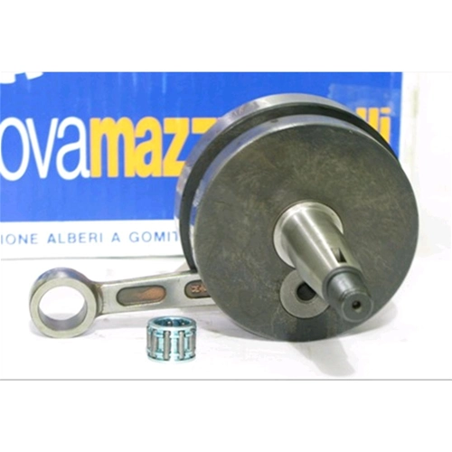 Cigüeñal MAZZUCCHELLI AMT 028VT para VESPA 50 PK XL Advance Carrera 43 mm Cono 20 mm Biela HF Distancia entre centros 87 mm Volantes redondos Completo