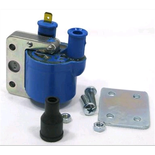 Bobine haute tension externe avec support Eldro Kliz modèle 15595 0,80 ohms C/ST pour Vespa 50 90 125 NLR Special Primavera ET3 Ape P Piaggio Si Ciao Grillo Bravo. Accessoires inclus. Produit italien. Numéros de référence : 244114, 132299, 096013, 114457,