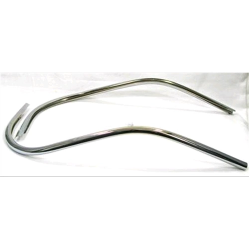 Bordo scudo in acciaio cromato a 2 pezzi per VESPA 125 VNA1T VNA2T VNB1T VNB2T 150 VBA1T VBB1T VBB2T GL VLA1T tubolare con viti a grano lato destro e sinistro