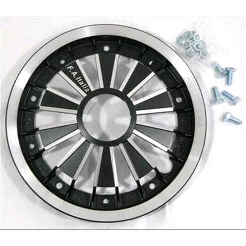 Brake Drum Cover Rim Cap Model CERES Black for VESPA 50 125 150 200