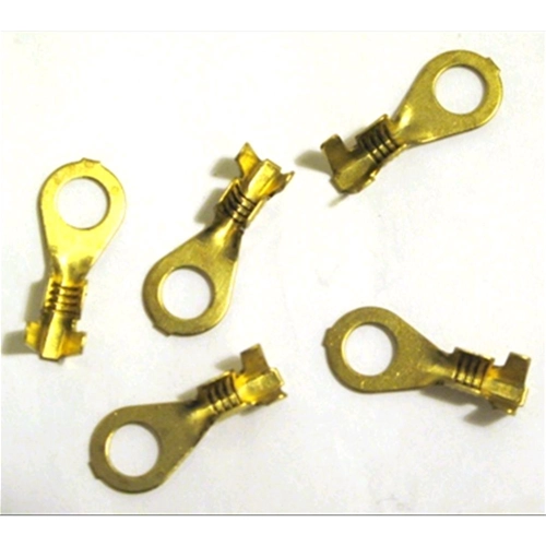 10 pcs DOUCELLIER faston cable lug with eyelet Ø internal 5 mm for VESPA APE LAMBRETTA CIAO SI BRAVO BOXER contact socket for connector plug switches electrical systems