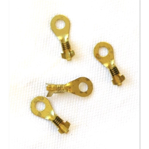 10 cosses Faston avec œillet Ø intérieur 4 mm pour prises de contact de systèmes électriques VESPA APE LAMBRETTA CIAO SI BRAVO BOXER