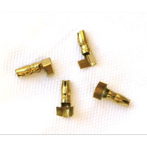 Lot de 10 cosses mâles Faston vers broche type FIAT pour prises de contact de systèmes électriques VESPA APE LAMBRETTA CIAO SI BRAVO BOXER
