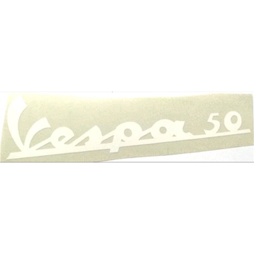 Pegatina blanca VESPA 50 50 90 125 180 200