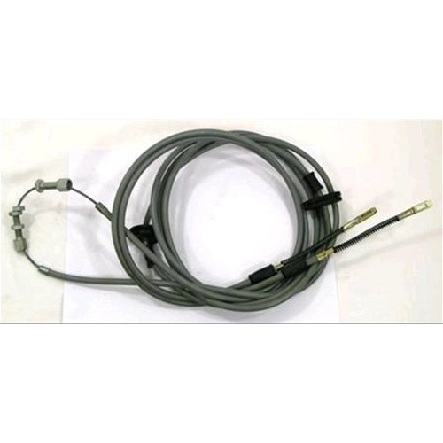 Komplettes Handbremsgetriebe PIAGGIO APE MP P501 MP P601 220 ro 140247 Kabel mit Außenhülle hintere Feststellbremse