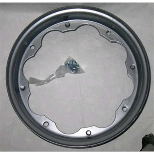 Llanta 3.50 10 pintada en GRIS para LAMBRETTA LI DL 125 150 200. Producto italiano.