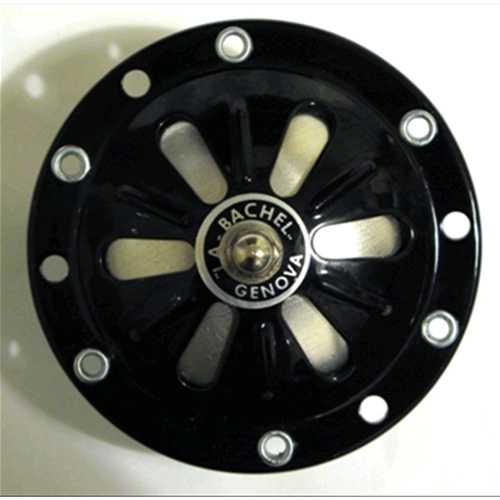 Schwarzes Horn mit Schraube für VESPA Faro Basso 125 6V CA V1T V15T V30T V33T 1948 bis 1952 ro 011635