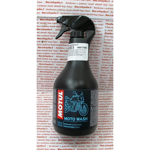 MOTUL MOTO WASH, potente detergente y desengrasante biodegradable para todas las partes de la VESPA APE LAMBRETTA.