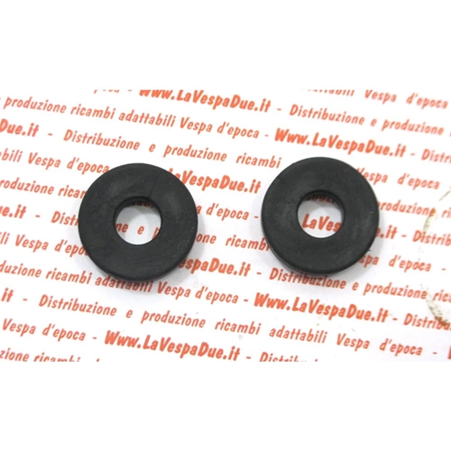 Par de almohadillas amortiguadoras de goma inferiores y superiores para amortiguador delantero VESPA 50 NLR SPECIAL SS PK S XL HP FL PX PE T5 90 125 PRIMAVERA ET3 PK 216209 057012