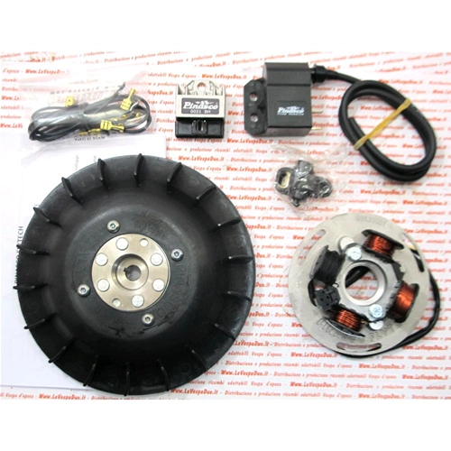 Accensione PINASCO 25356838 elettronica FLYTECH per VESPA 125 150 VNB VNA VBB GTR GT SPRINT SUPER TS RALLY kg 1,6 diametro mm 17