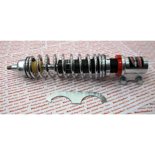 Amortiguador delantero cromado CARBONE HI-TECH para VESPA PX PE 80 125 150 200 PX PE ARCOBALENO T5, ajustable hidráulico neumático.