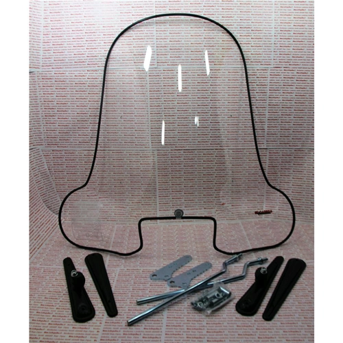 Pare-brise FABBRI pour VESPA PX 125 T5 avec fixations banane adaptables à tous les modèles T5