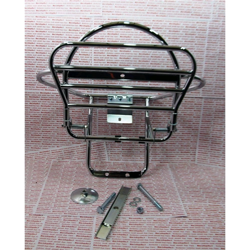 Gepäckträger hinten mit Radhalterung für VESPA 50 90 125 NLR SS SPECIAL ET3 PRIMAVERA rundes Modell