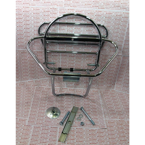 Gepäckträger hinten mit Radhalterung für VESPA 50 90 125 NLR SS SPECIAL ET3 PRIMAVERA rundes Modell