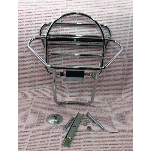 Gepäckträger hinten mit Radhalterung für VESPA 50 90 125 NLR SS SPECIAL ET3 PRIMAVERA rundes Modell