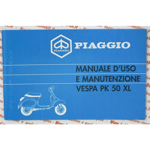 Gebrauchs- und Wartungsanleitung für die VESPA PK 50 XL