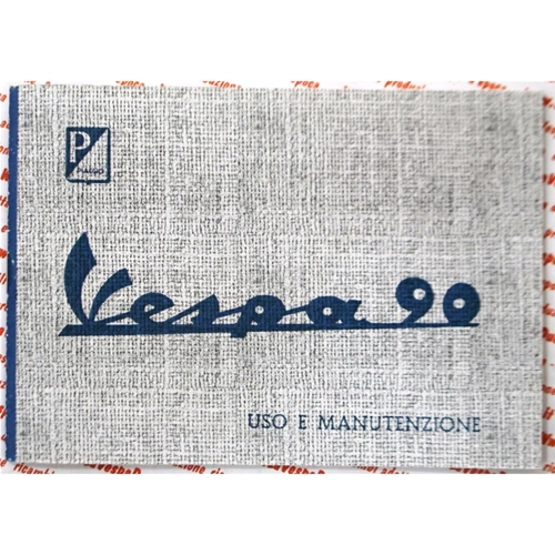 Manuel d'utilisation et d'entretien pour VESPA 90 V9A1T de 1963