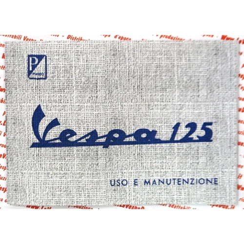 Gebrauchs- und Wartungshandbuch für die VESPA 125 NUOVA VMA1T von 1965