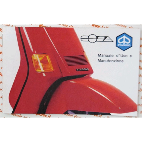 Benutzerhandbuch und Wartungsheft für VESPA 125 150 200 COSA ab 1987