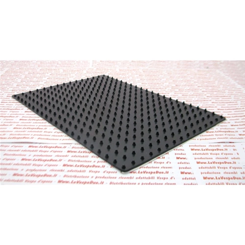 Tapis antidérapant adhésif noir pour repose-pieds de capot, 25 x 17 cm, diverses applications, VESPA