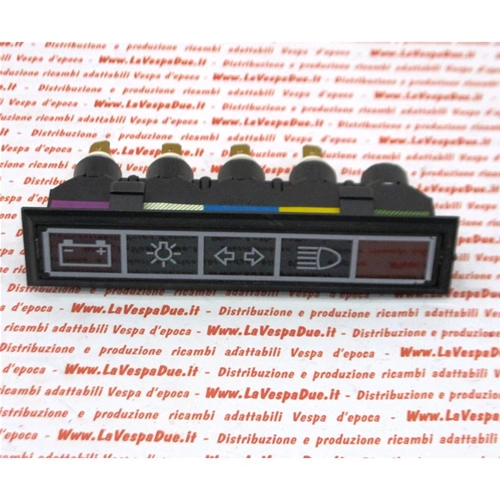 Complete warning light group for APE 220 MP P501 P601 from 1978 ro 175822
