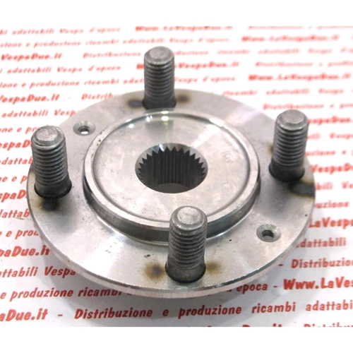 Hinterradtrommelflansch Z 27 für VESPA 125 150 VNA VNB VBB, Bolzendurchmesser 10 mm, auch für Modifikationen geeignet ro 094535 089574