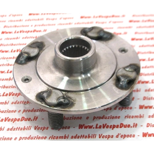 Hinterradtrommelflansch Z 27 für VESPA 125 150 VNA VNB VBB, Bolzendurchmesser 10 mm, auch für Modifikationen geeignet ro 094535 089574
