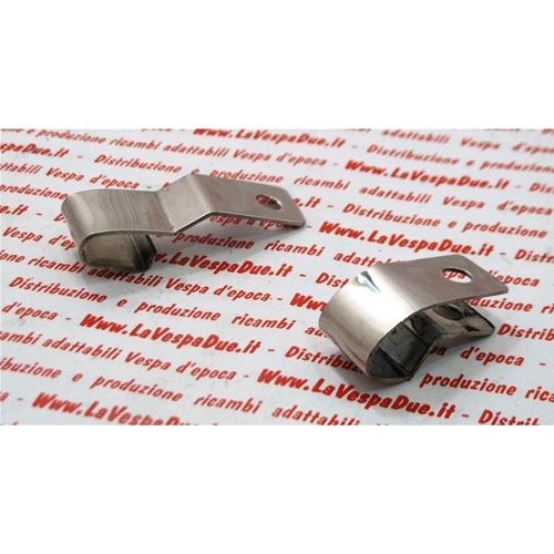 Par de placas para fijación de cables externos del sistema eléctrico del motor para VESPA 50 90 125 PRIMAVERA ET3 SPECIAL SS
