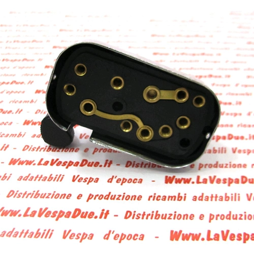 Interrupteur avec couvercle en laiton chromé pour VESPA 125 VNA1T VNA2T VNB1T VNB2T ro 089471