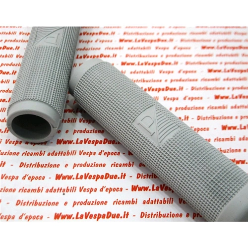 Paar graue, gepunktete Griffe für VESPA 125 V1T V15T V30T A V33T VM1T VM2T VN1T VN2T VU1T U APE 125 A 150 B AB Italienisches Produkt ro 012153