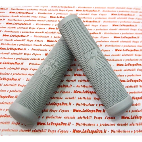 Paar graue, gepunktete HOFFMAN-Griffe für VESPA 125 V1T V15T V30T A V33T VM1T VM2T VN1T VN2T VU1T U APE 125 A 150 B AB Italienisches Produkt ro 012153