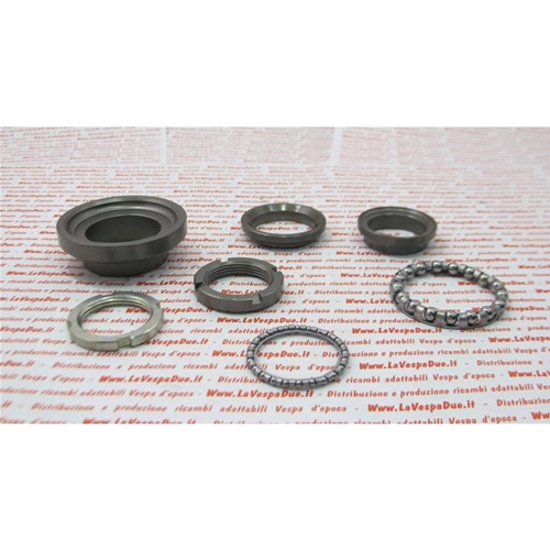 Kit de tapas de dirección superior e inferior para modificación con rodamientos para VESPA 125 150 VNA VNB GL VBA VBB 50s 60s 70s