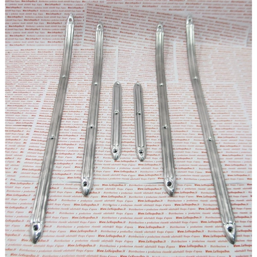 Complete set of floor strips for APE 150 AB2T AB3T AB4T from 1953 to 1956, excellent quality Italian product