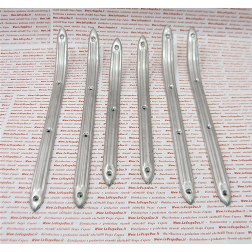 Complete set of floorboard strips for APE 150 AC1T AC2T AC3T APA1T APB1T from 1956 to 1962, excellent quality Italian product