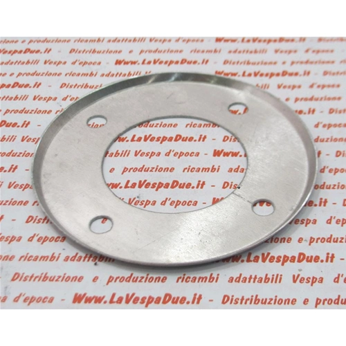 Disque de protection pour volant moteur (inspection) pour Vespa 50/90 V5A1T/V9A1T (1963-1965), fabrication artisanale, cache-poussière en aluminium.