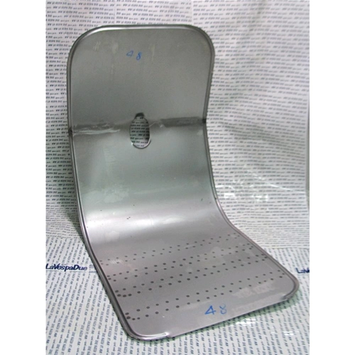 Escudo completo con plataforma y refuerzos adaptable para VESPA 1948 V1 V15 primera y segunda serie VESPA 125 de 1948 con caballete lateral derecho e izquierdo