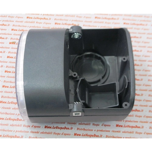 Kompletter zweiflammiger Frontscheinwerfer mit grauem ABS-Gehäuse PIAGGIO 50 CIAO P PV PX PXV ro 188143 188786 242852 213507 188111 213508