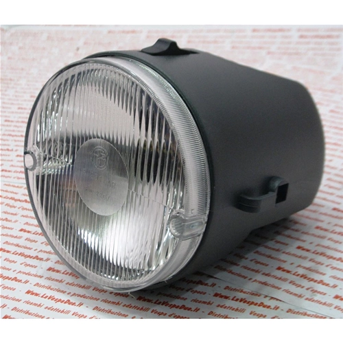 Faro delantero completo con 1 luz con interruptor de 1 paso y 2 posiciones, carcasa de ABS gris para PIAGGIO 50 SI MIX ro 294321